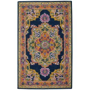 Boho BOH-8 Navy/Pink Rug