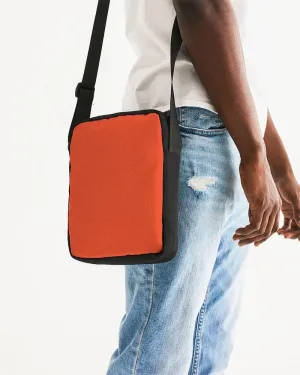 Bright Red Orange Messenger Pouch | Bright Pure Red Orange | C0M88Y100K0