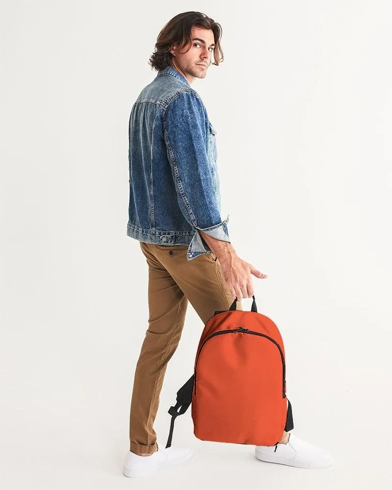Bright Red Orange Waterproof Backpack | Bright Pure Red Orange | C0M88Y100K0