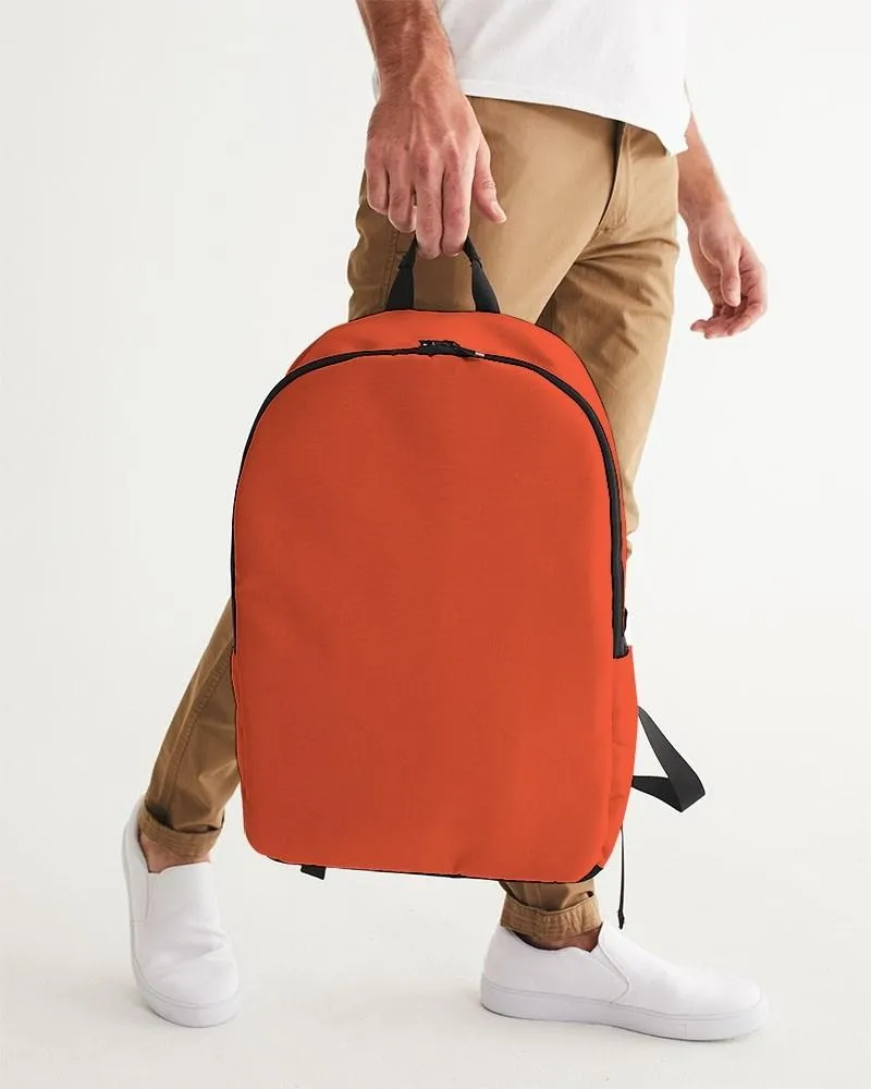 Bright Red Orange Waterproof Backpack | Bright Pure Red Orange | C0M88Y100K0