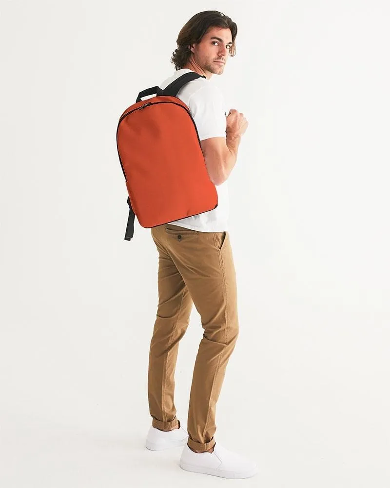 Bright Red Orange Waterproof Backpack | Bright Pure Red Orange | C0M88Y100K0