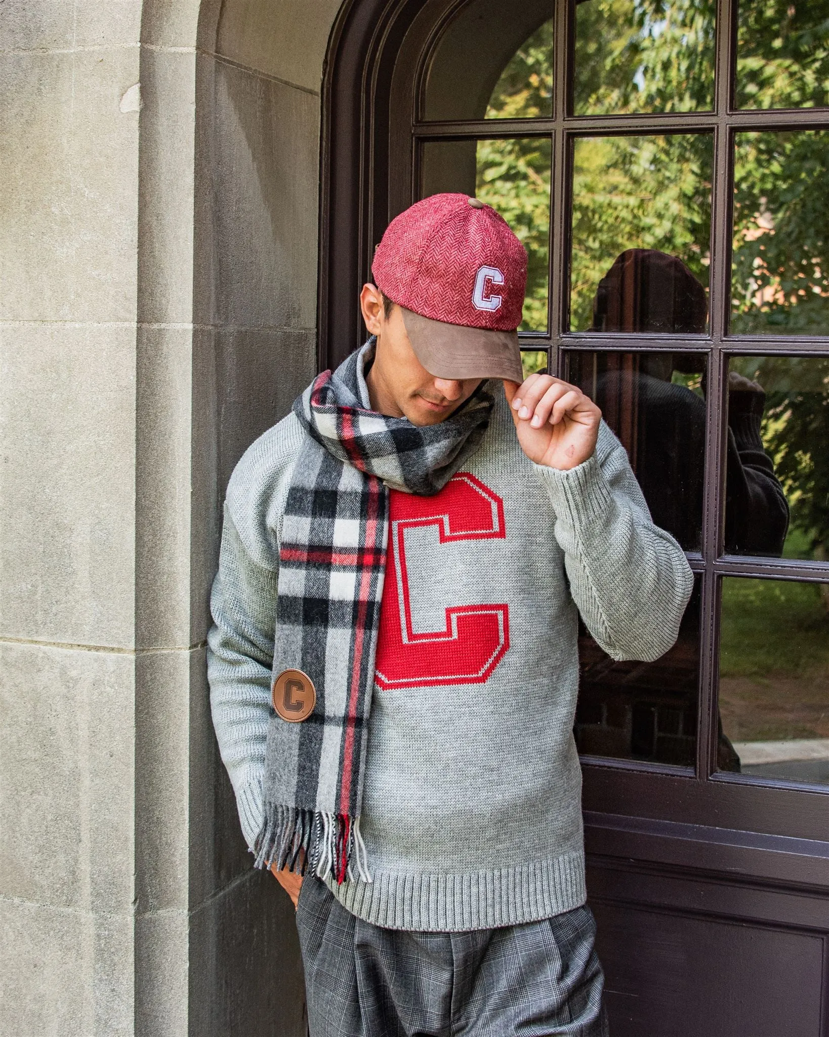 Cornell University Men’s Merino Wool Submariner Crew-Neck Sweater