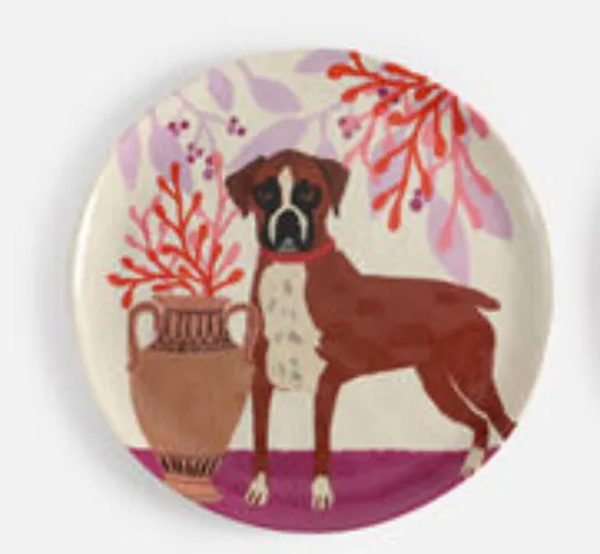 Dog Melamine Plate, 6 styles