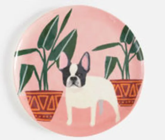 Dog Melamine Plate, 6 styles