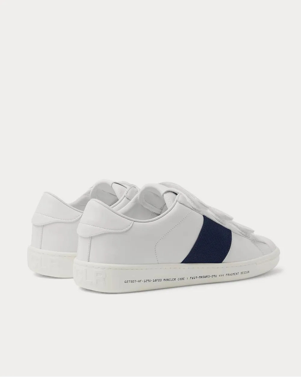 Fragment Webbing-Trimmed Leather  White low top sneakers