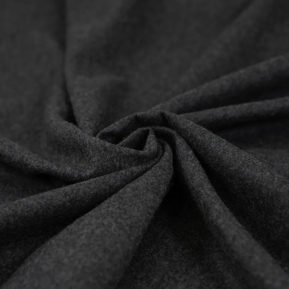 Gray Wool Flannel