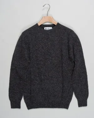 Harley Of Scotland Shaggy Crew Neck / Smoulder