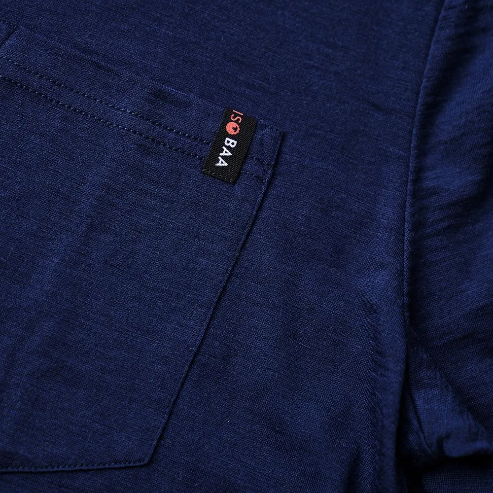 Mens Merino 150 Pocket Tee (Navy)
