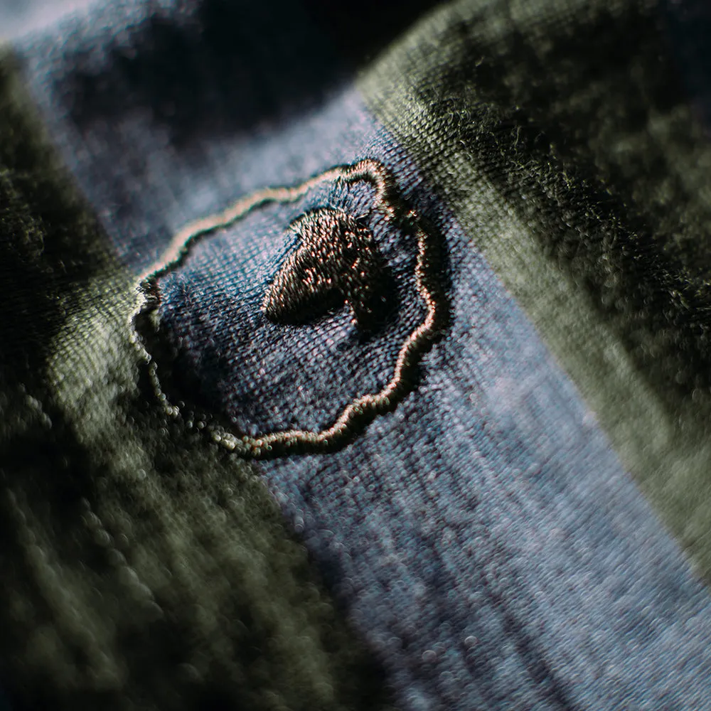 Mens Merino 180 Boxers (Forest/Denim)