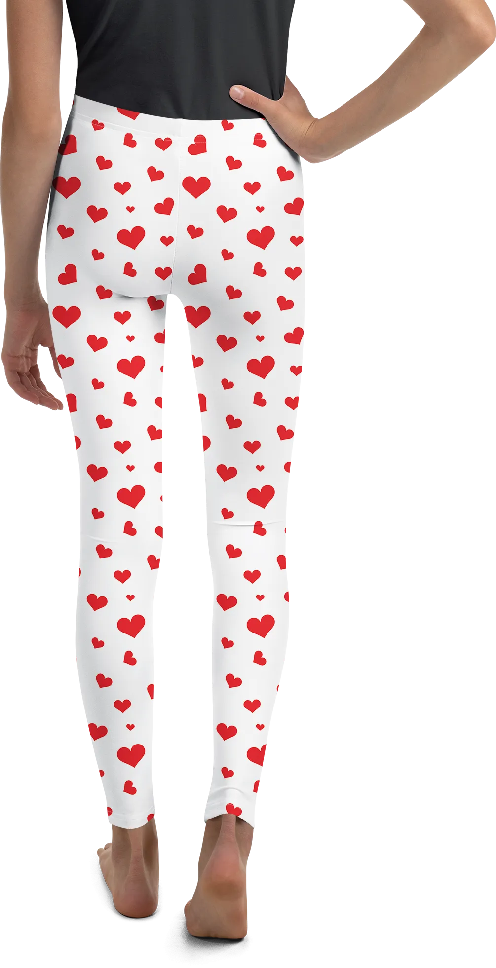 Red Hearts Youth Leggings