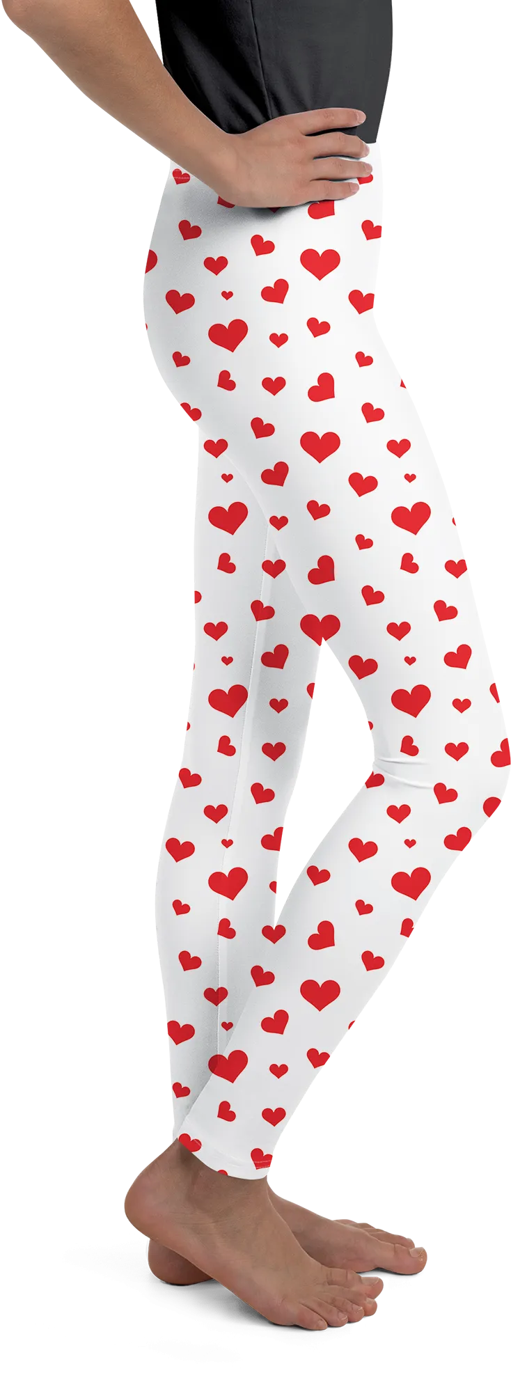 Red Hearts Youth Leggings