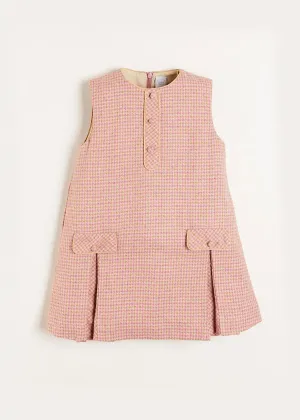 Warwick Sleeveless Pinafore Dress in Pink (12mths-10yrs)