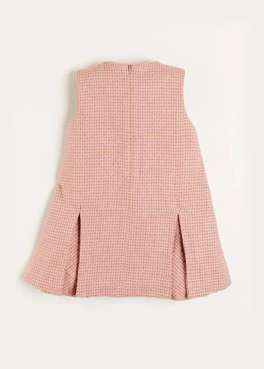 Warwick Sleeveless Pinafore Dress in Pink (12mths-10yrs)
